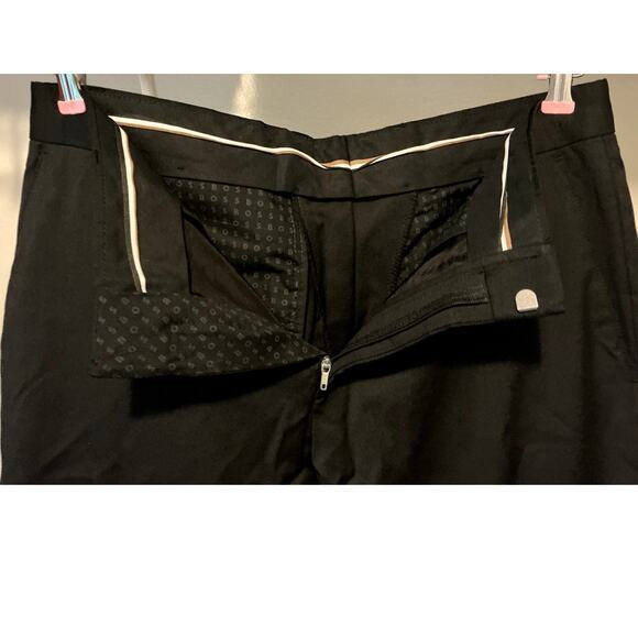 Women's Straight Leg Boss by Hugo Boss Dress Pants US 32R Black - Picture 4 of 5